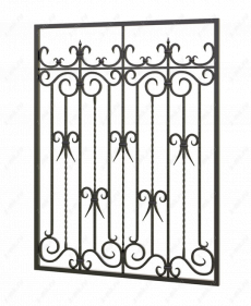 Кованая решетка №64